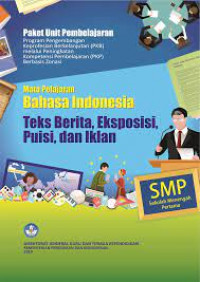 Image of Mata pelajaran bahasa Indonesia teks berita, eksposisi, puisi, dan iklan